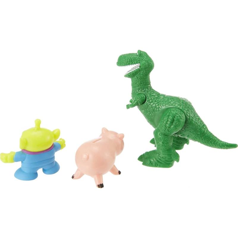 Disney Pixar Toy Story Preschool Toys Imaginext Rex Hamm & Alien ...