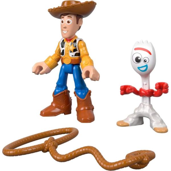 Fisher-Price Imaginext Disney Pixar Toy Story 4 Woody & Forky Figure 2 ...